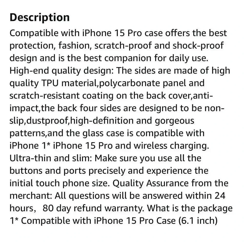 Spider-man Case For iPhone 15 Pro 6.1 Inch Rugged TPU Shockproof Protective Case